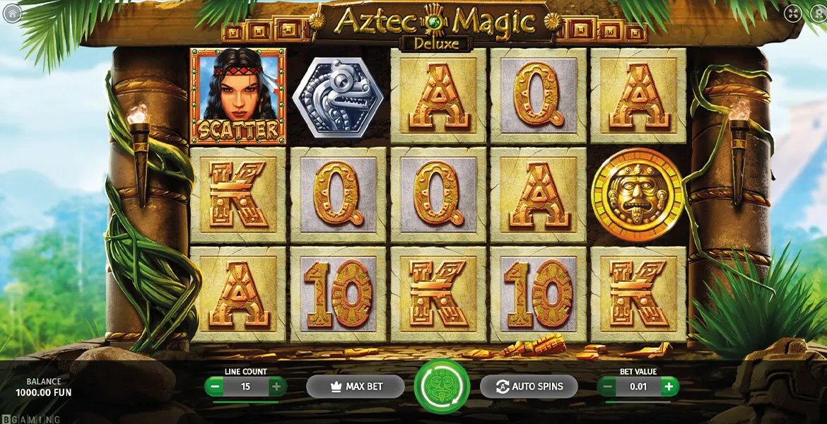 Play in Aztec Magic Deluxe for free now |
