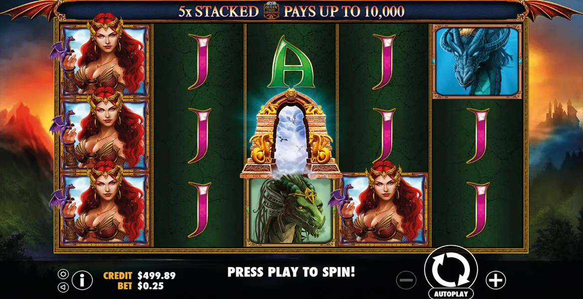 Play in Queen and the Dragons for free now |