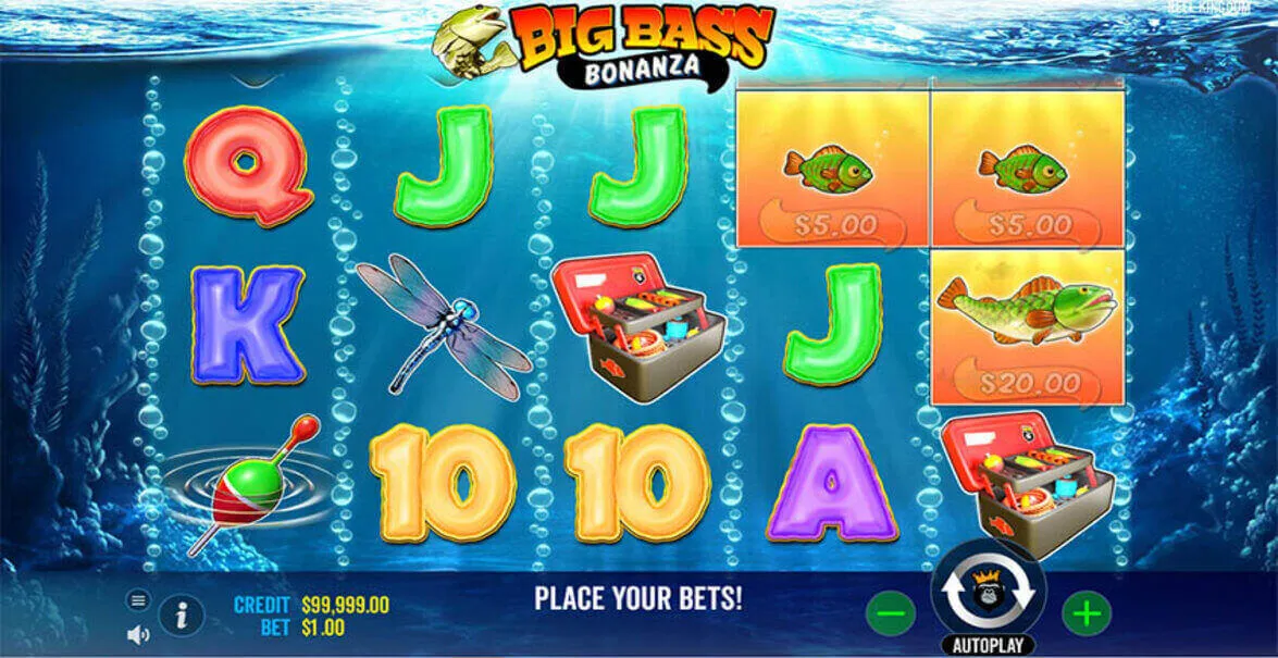 Play in Big Bass Bonanza for free now |