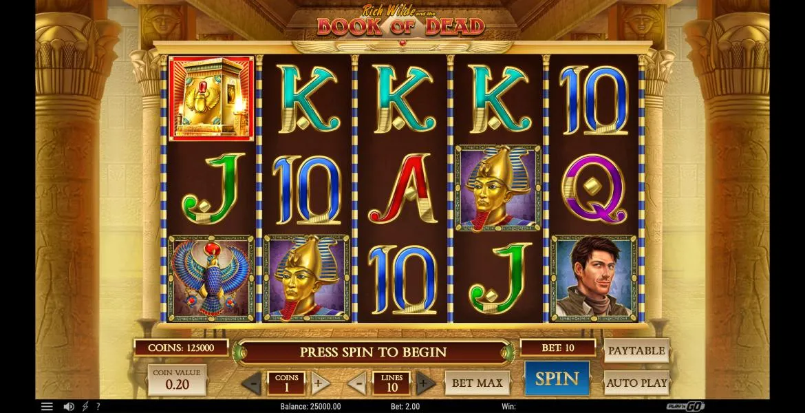 Play in Book of Dead for free now |
