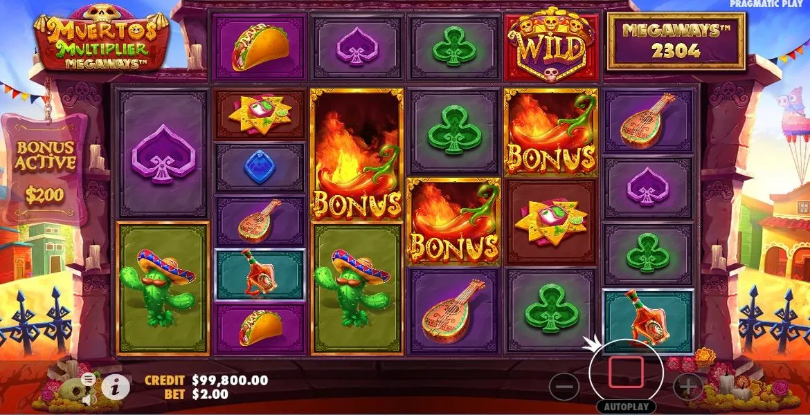 Play in Muertos Multiplier Megaways for free now |