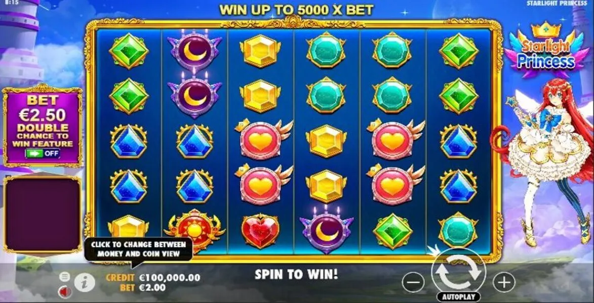 Play in Starlight Princess for free now |