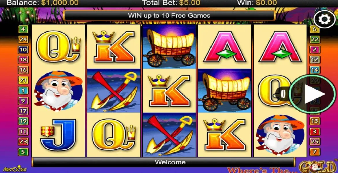 Play in Where’s the Gold for free now |