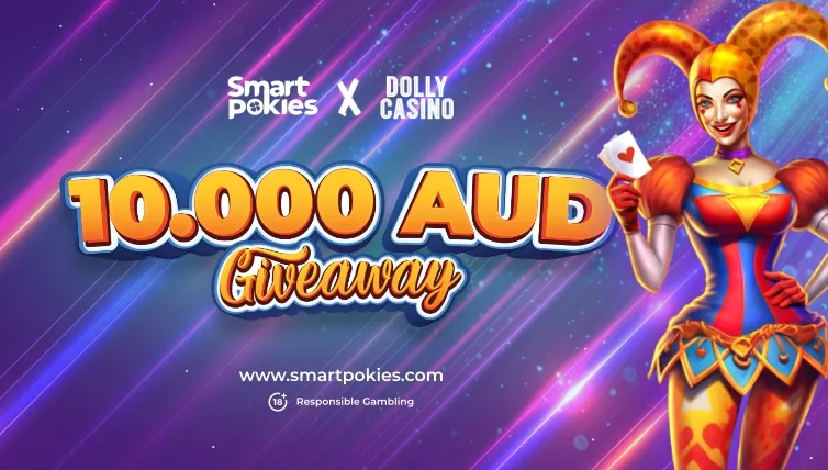 π€ Smart Pokies x Dolly Casino 10,000 AUD Giveaway π